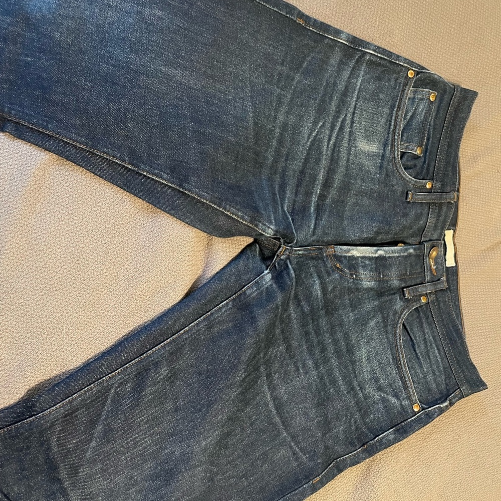 UB201 Tapered Fit Indigo Selvedge Denim Jeans - Picture 10 of 12